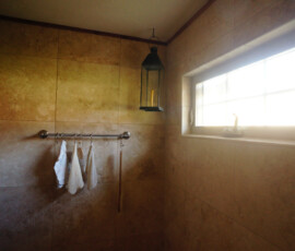 Another view of the custom tile shower