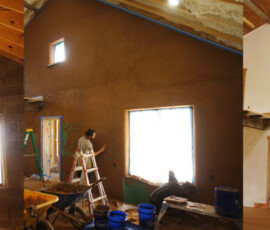 Evolution of the clay plastering process