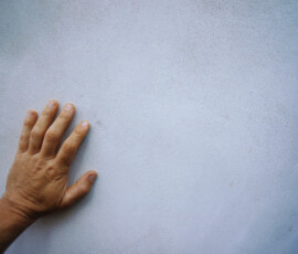 Finish lime plaster detail