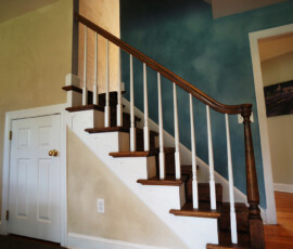 Gypsum plaster sample